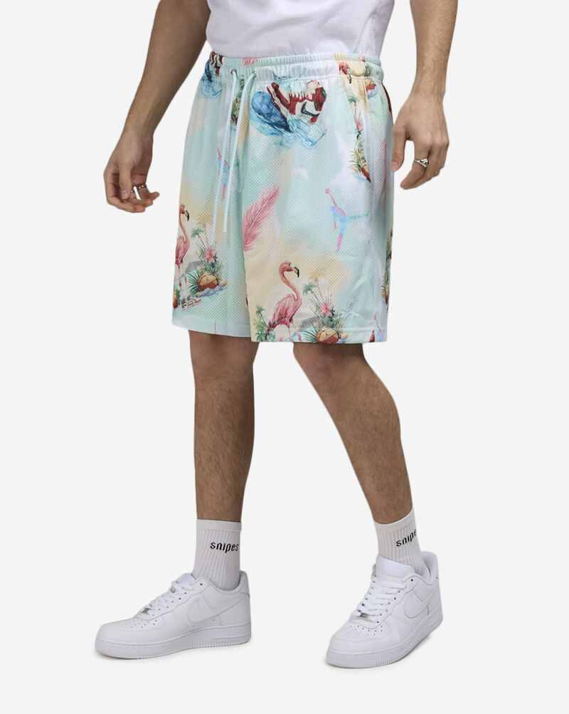 Essentials Printed Mesh Shorts