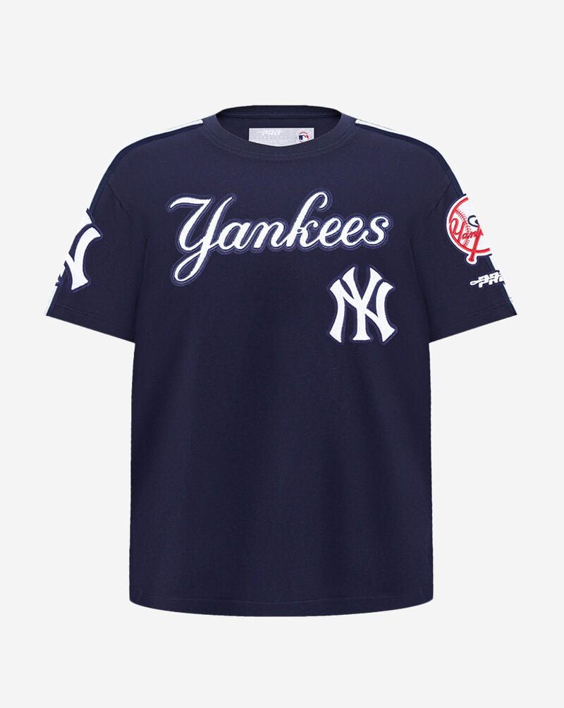PRO STANDARD Big Boys' New York Yankees Gerrit Cole #45 Classic Player Taping Tee LNYB1315592-MDN Blue 1