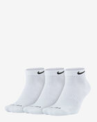 Nike Everyday Plus Cush Ankle Socks 3 Pack SX7040-100 White 1