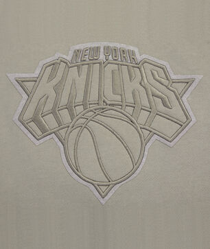 New York Knicks Neutral Drop Shoulder Fleece Crewneck