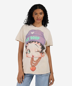 Betty Boop Beanie Cap Tee
