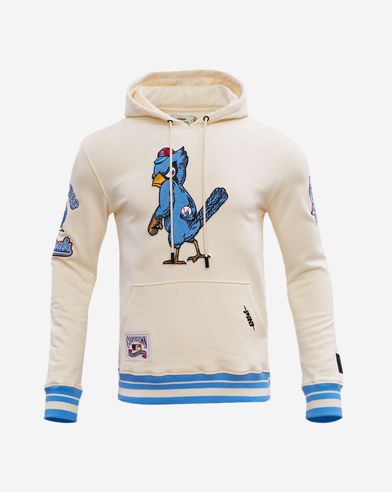 PRO STANDARD St. Louis Cardinals Retro Classic Fleece Pull Over Hoodie  LSC535475-EUN cream 1