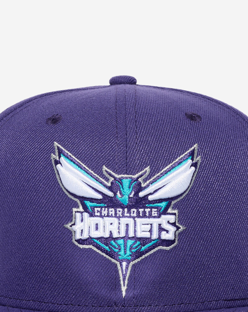 New Era 9Fifty Charlotte Hornets A-Frame Snapback Hat 70556849 Purple 2