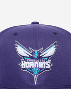 New Era 9Fifty Charlotte Hornets A-Frame Snapback Hat 70556849 Purple 2