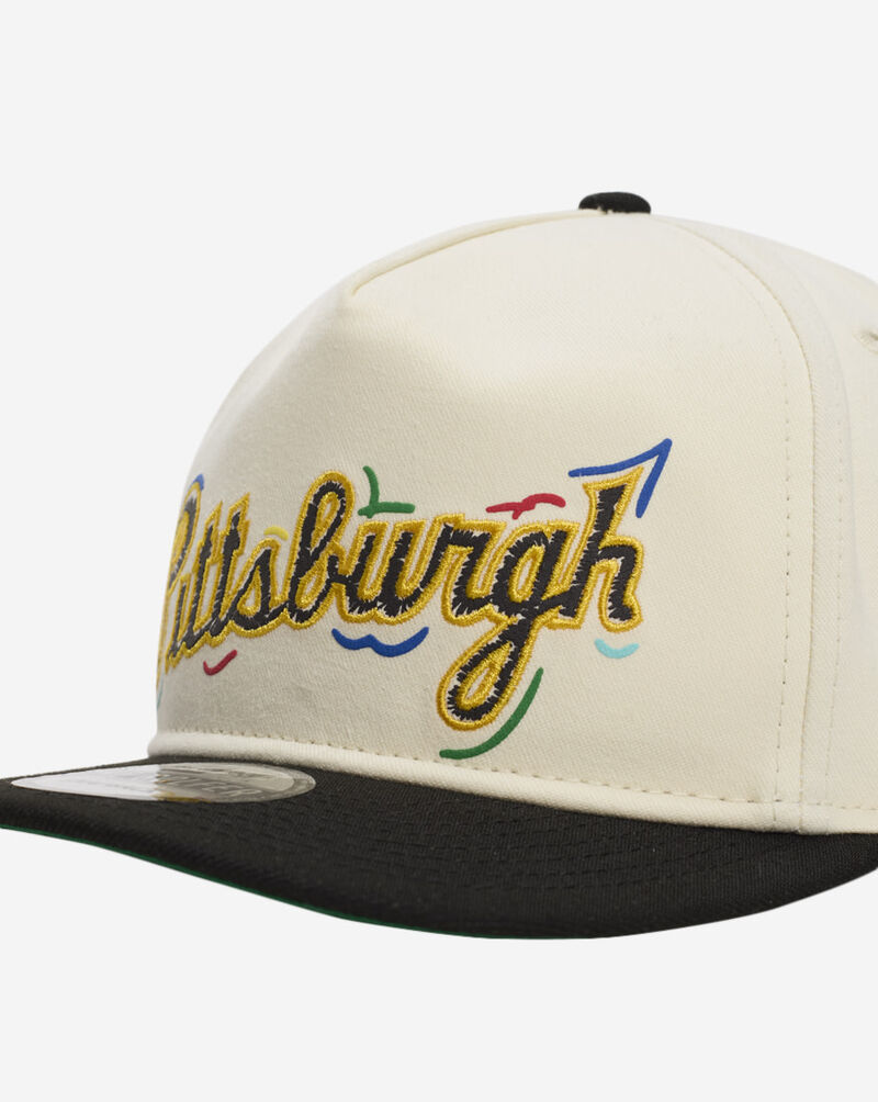 New Era 9Fifty Pittsburgh Pirates Scribble Golfer Snapback Hat 60641283 White 2