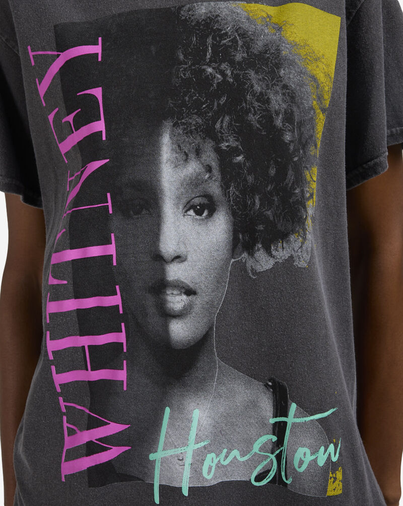 Graphic Tees Whitney Houston Cover Tee WNY2630XX Black 3