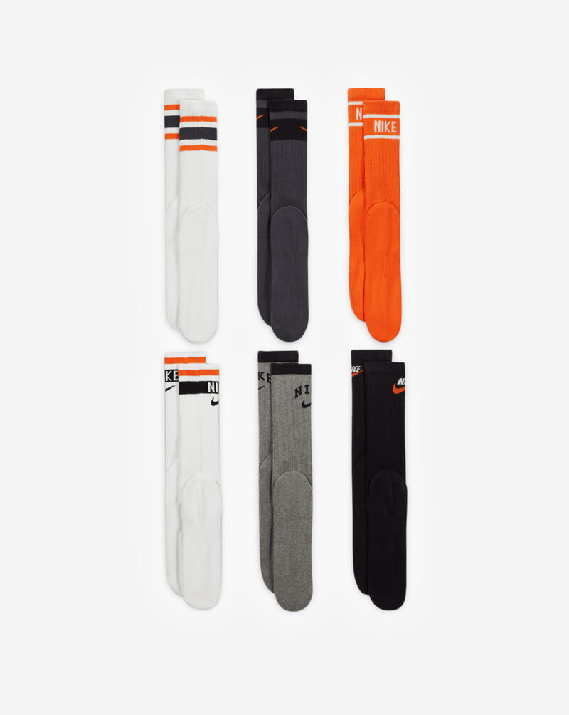 Nike Retro Crew 6PK Socks (M/L) DX7670-902 Multi 3