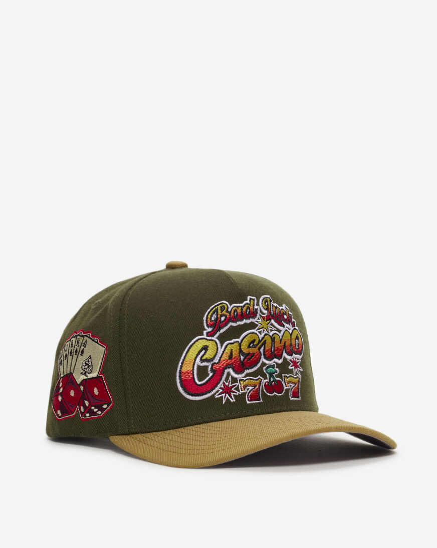 Shop Field Grade Bad Luck Casino 2 Tone Wool Trucker Hat 1005724