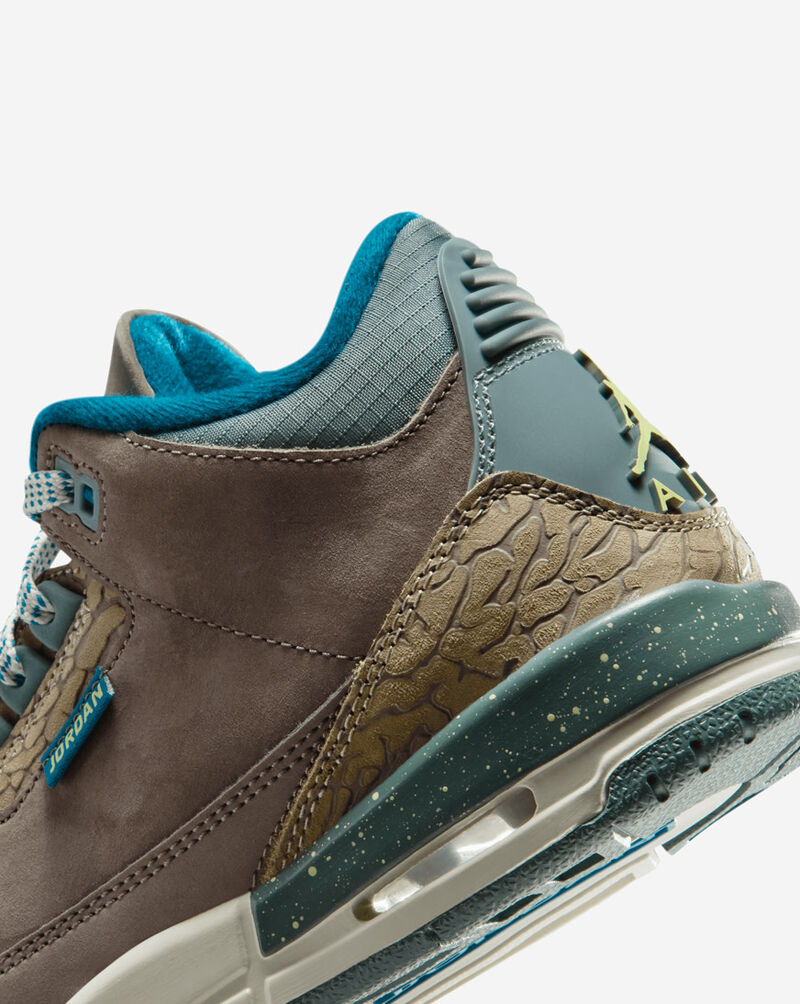 Jordan Big Kids' Air Jordan 3 Retro IB7066-001 Grey 7