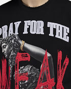 STREETZ IS WATCHIN Pray For The Weak Cropped Tee SWCT5277-BLK Black 3