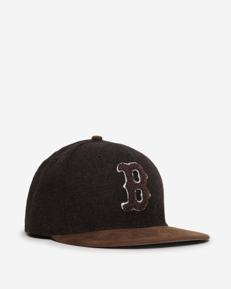 New Era 59Fifty Boston Red Sox Tweed Fitted Hat 60847106 Brown 1
