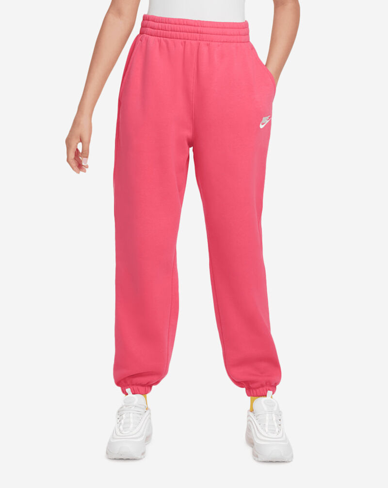 Nike Girls' Nike Sportswear Club Fleece Loose Pants FD2933-629 Pink 1