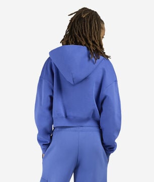 NSW Phoenix Fleece Oversized Cropped Henley Hoodie