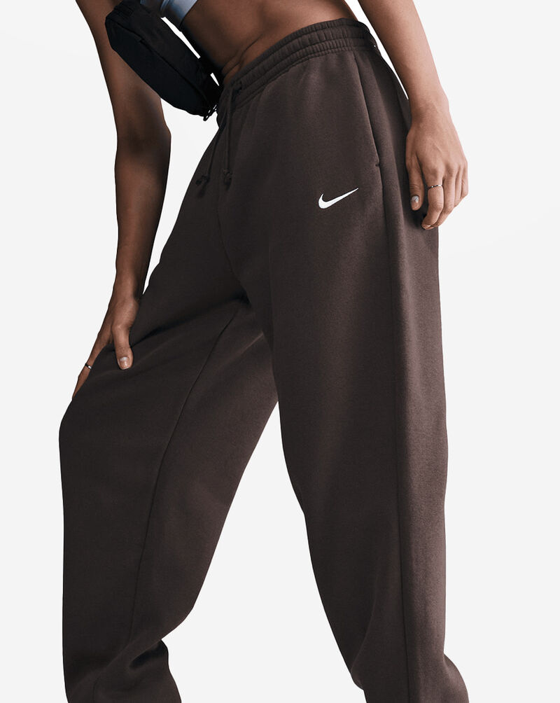Nike NSW Phoenix Fleece High-Rise Oversized Sweatpants FZ5996-237 Brown 3