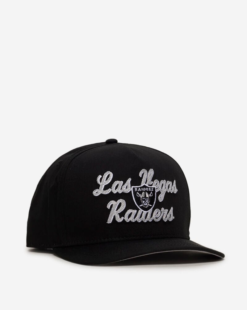 New Era 9Fifty Las Vegas Raiders Chainstitch Snapback Hat 60727410 Black 1