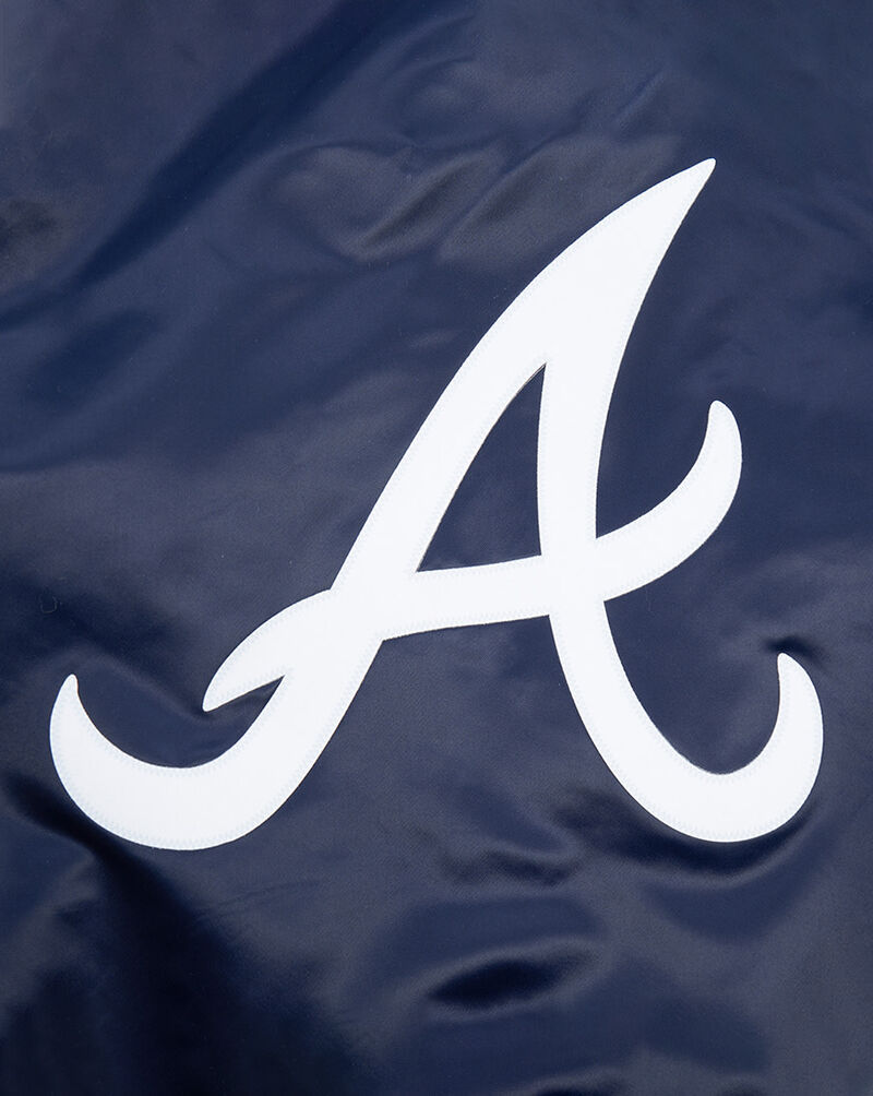 PRO STANDARD Big Kids' Atlanta Braves Classic Satin Jacket LABB6315089-MDN Blue 4