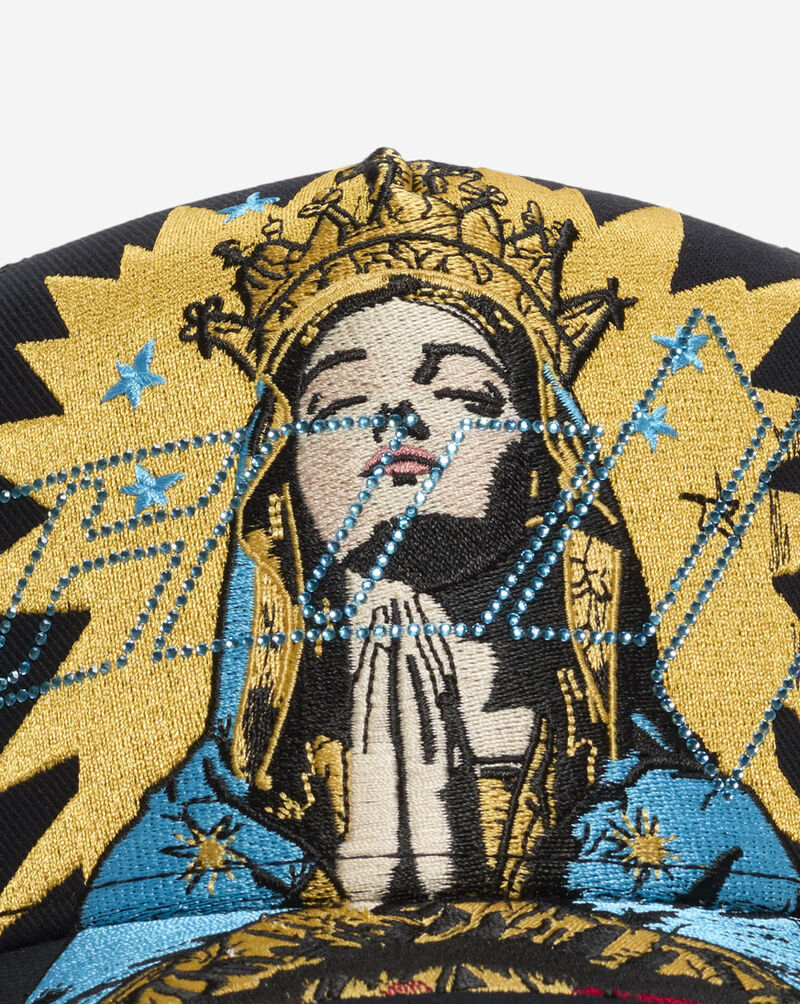 Cult of Individuality Sacred Heart Mesh Back Trucker Hat 626BS-CHS06B Black 2