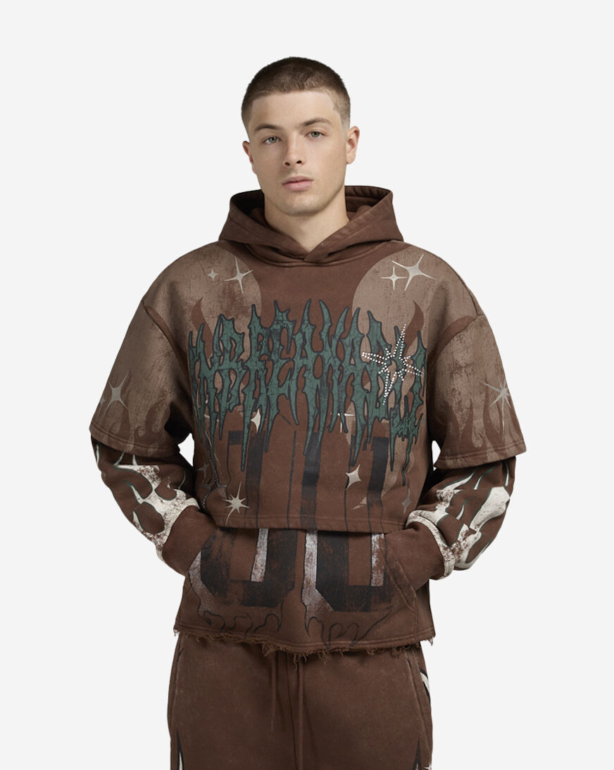 Shop Smoke Rise Unbreakable Hoodie FO25617SN-MUS brown | SNIPES USA