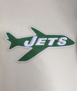 New York Jets Retro Classic Rib Wool Varsity Jacket