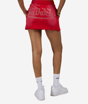 Rhinestone Mini Skirt 