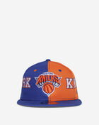 New Era 59Fifty New York Knicks Team Split Hat 60296611 Blue 2