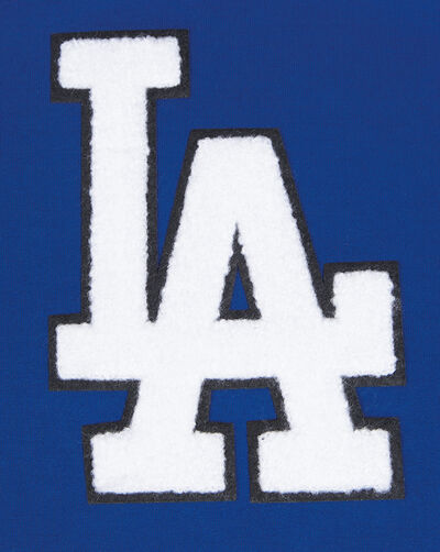 Los Angeles Dodgers Classic Chenille Double Knit Full-Zip Hoodie