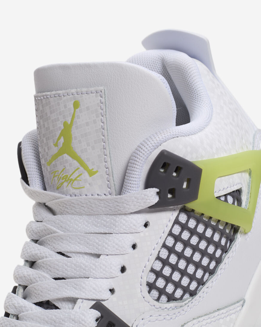 Shop Jordan Big Kids' Air Jordan 4 Retro HJ5990-100 white