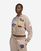 Von Dutch Sticker Mashup Full-Zip Hoodie  7VND2A5369 Beige 1