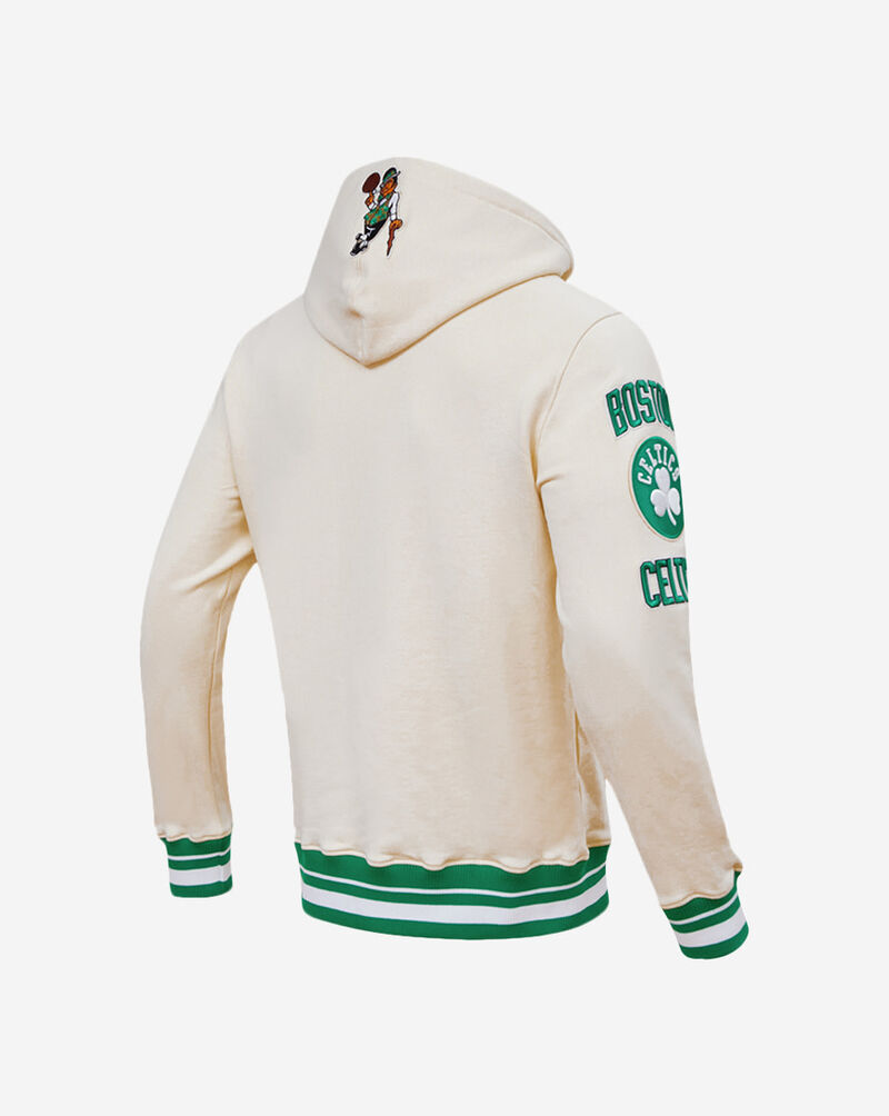 PRO STANDARD Boston Celtics Retro Classic Fleece Pull Over Hoodie BBC555844-EKG cream 3