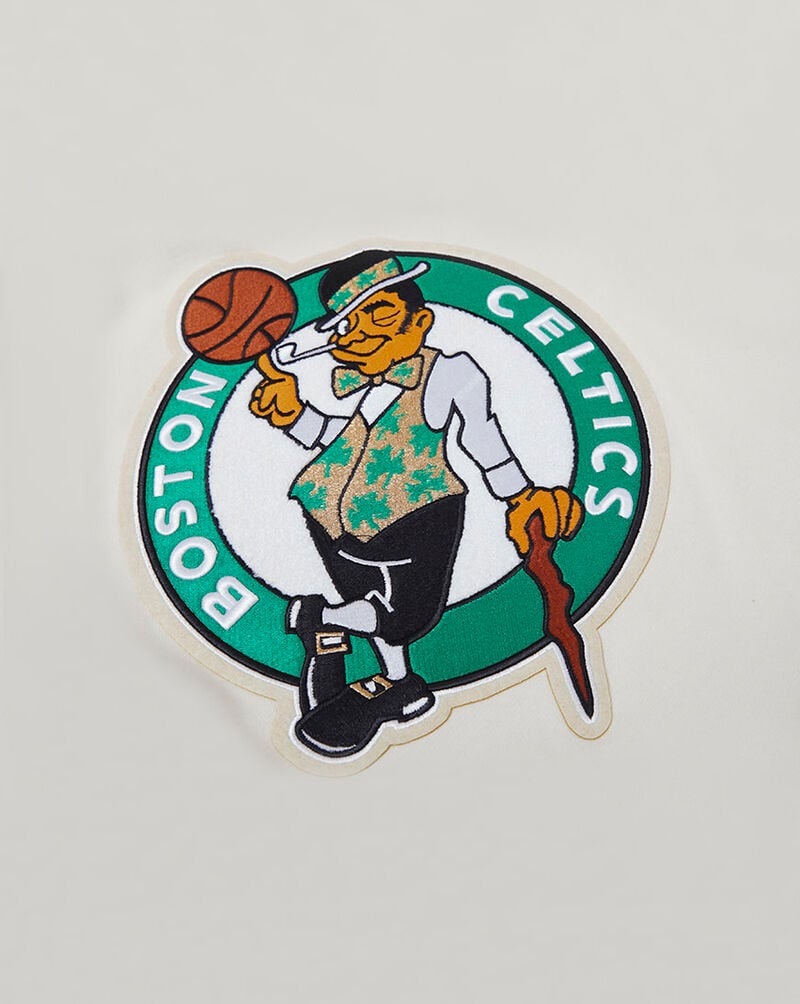 PRO STANDARD Boston Celtics Retro Classic Fleece Pull Over Hoodie BBC555844-EKG cream 4