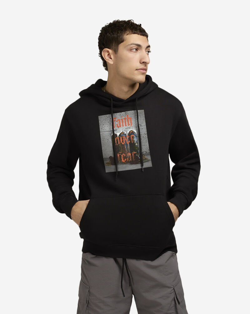 Urban Classics Faith Over Fear Hoodie MTUS318-00007 Black 1