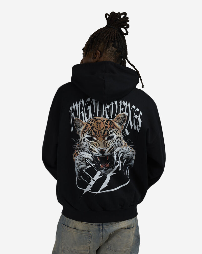 Forgotten Faces Forgotten Jaguar Hoodie FOFUS154-00007 Black 2