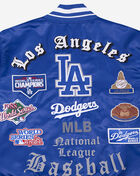 Los Angeles Dodgers Old English Rib Satin Jacket