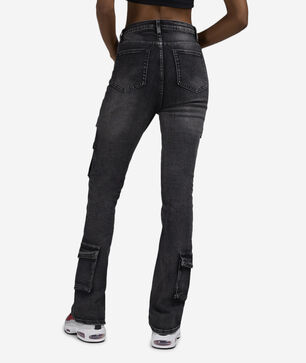 6Pkt Stacked Cargo Denim Jeans