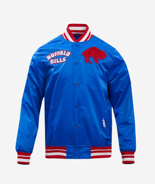 Buffalo Bills Retro Classic RIB Satin Jacket