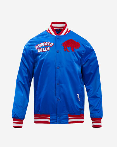 Buffalo Bills Retro Classic RIB Satin Jacket