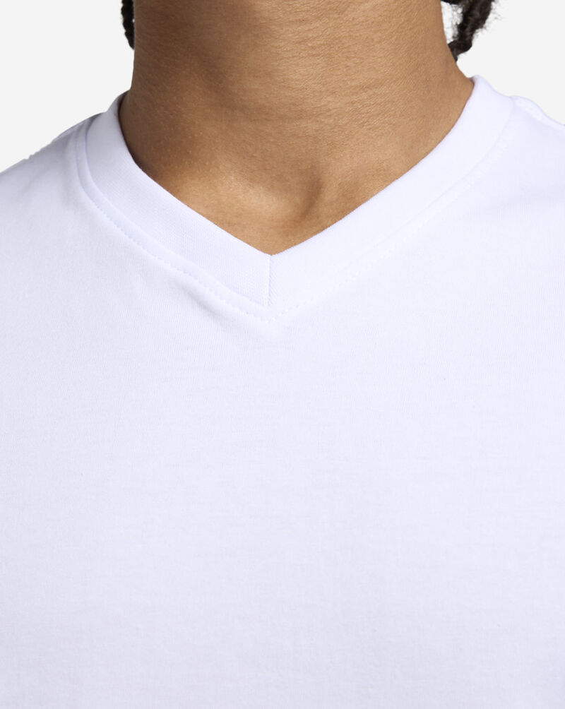 Chapel  Greed V Neck Tee CHP101WHT White 3