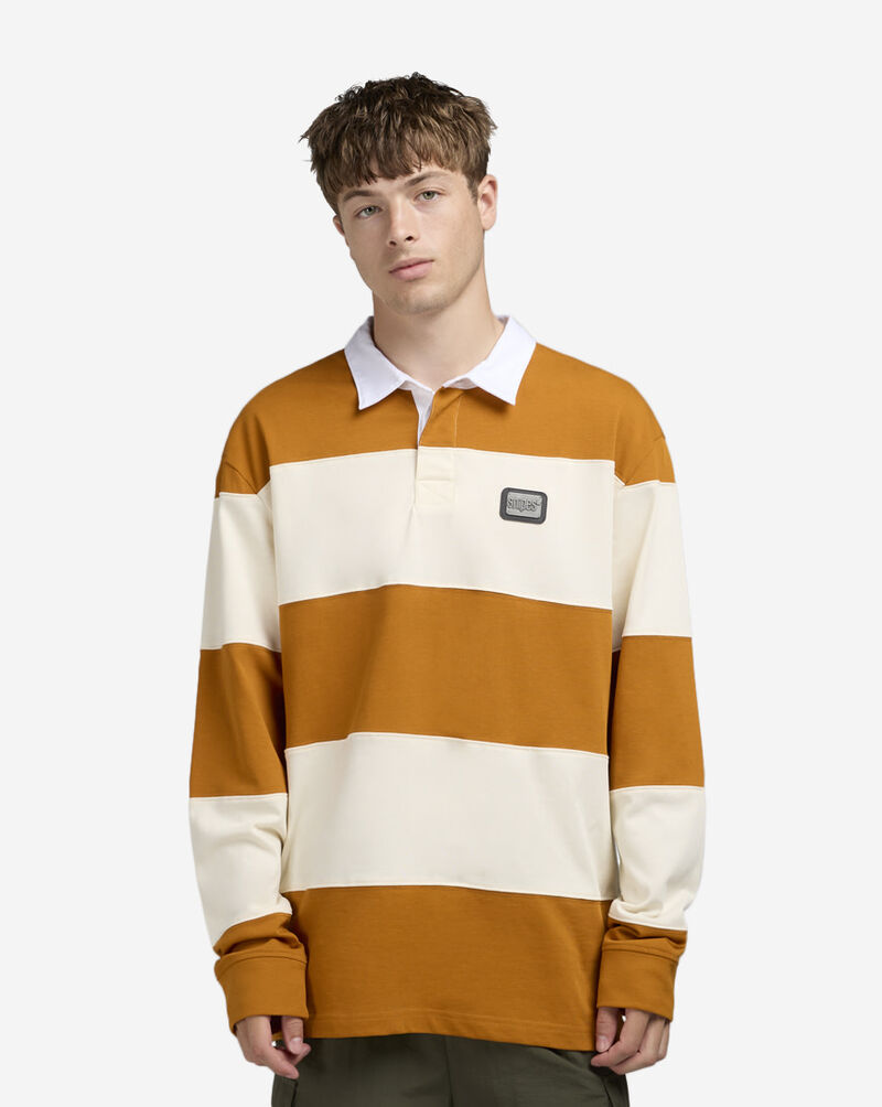 SNIPES Rugby Long Sleeve Tee FW25MF006-900 Orange 1