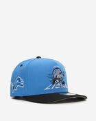 New Era 9Fifty Detroit Lions Helmet A-Frame Snapback Hat 60974187 Blue 1