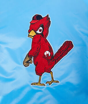 Big Boys' St. Louis Cardinals Retro Classic Rib Satin Jacket