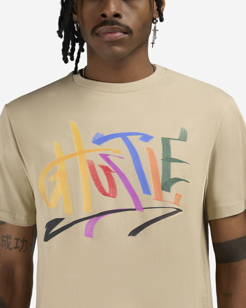 Mister Tee Marker Hustle Tee MTUS486-US-03872 Beige 3