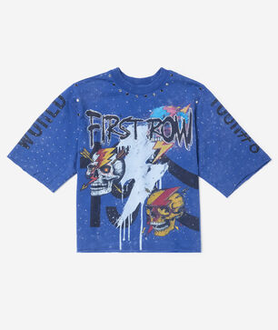 Kids' Skull TBolt Rhinestone Terry Tee 