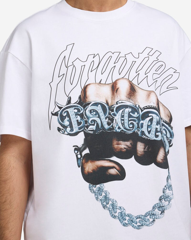 Forgotten Faces  Fist Bump Tee FOFUS122-00220 White 3