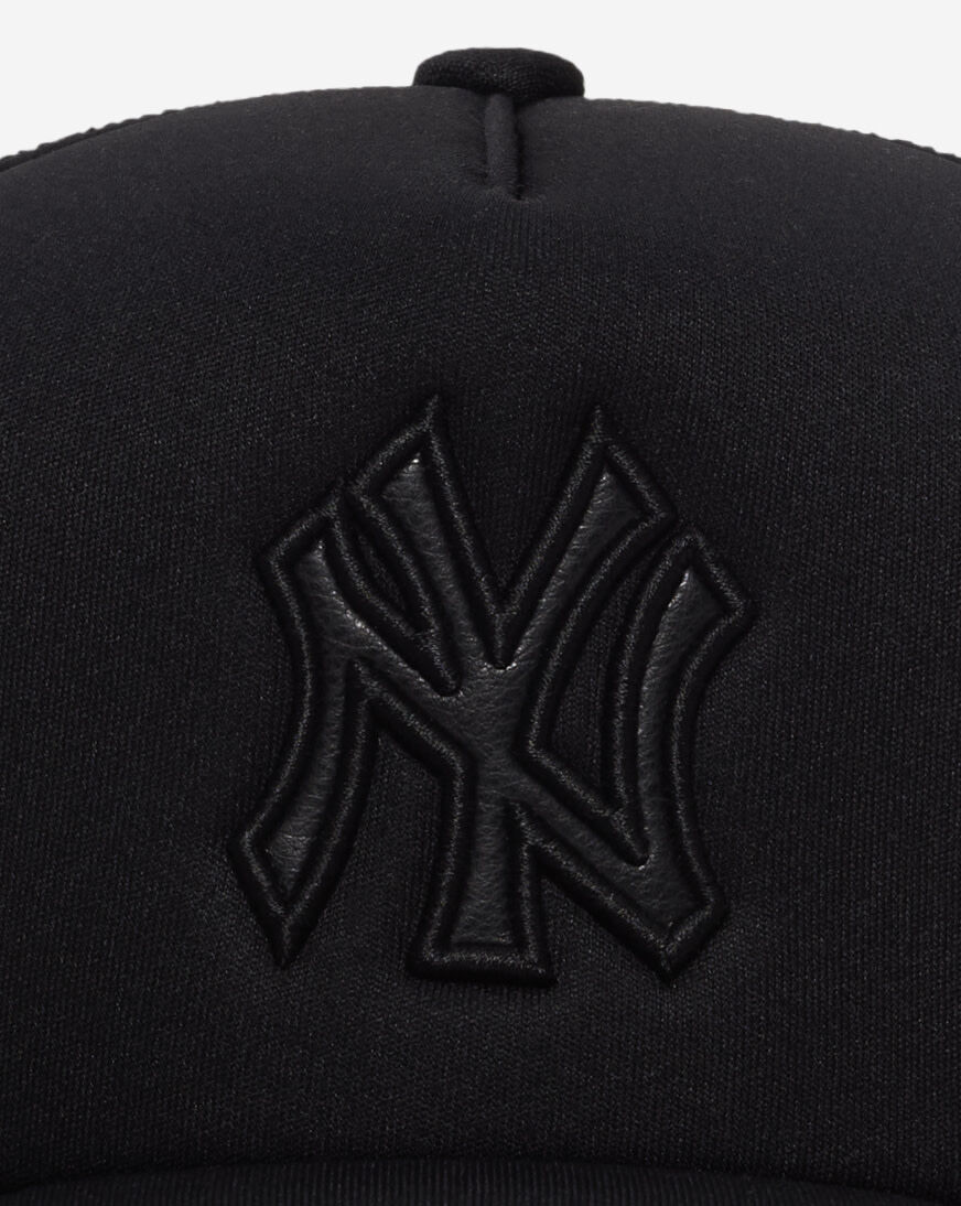 Shop Mitchell Ness New York Yankees Trucker Leather Logo