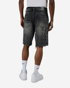 Decibel Spider Embellished Denim Shorts DECWB497-GRY Grey 2