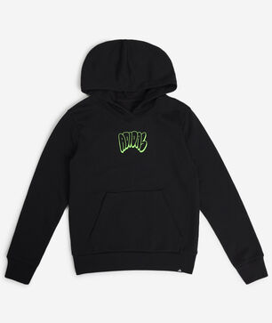 Boys' Puff Multi Logo Back Hit Fleece Hoodie