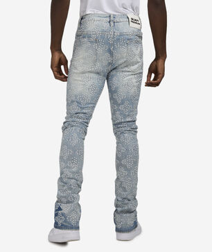 Embellished Denim Jeans