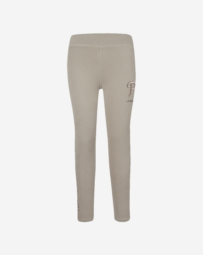 PRO STANDARD Big Girls' Philadelphia Phillies Neutral Legging LPHBG314984-TAU Beige 1