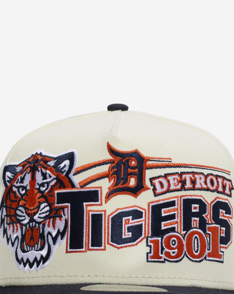 New Era 9Fifty Detroit Tigers Classic A-Frame Snapback Hat 60807873 cream 2