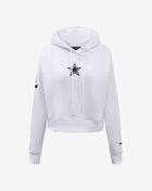 PRO STANDARD Dallas Cowboys Classic Fleece Cropped Pull Over Hoodie FDCC410316-WHT White 1